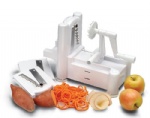 Tri-Blade Plastic Spiral Vegetable Slicer Cutter