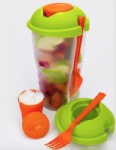 salad cup with fork