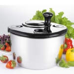 Stainless steel salad spinner