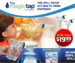 Magic tap automatic drink dispenser as seen on TV